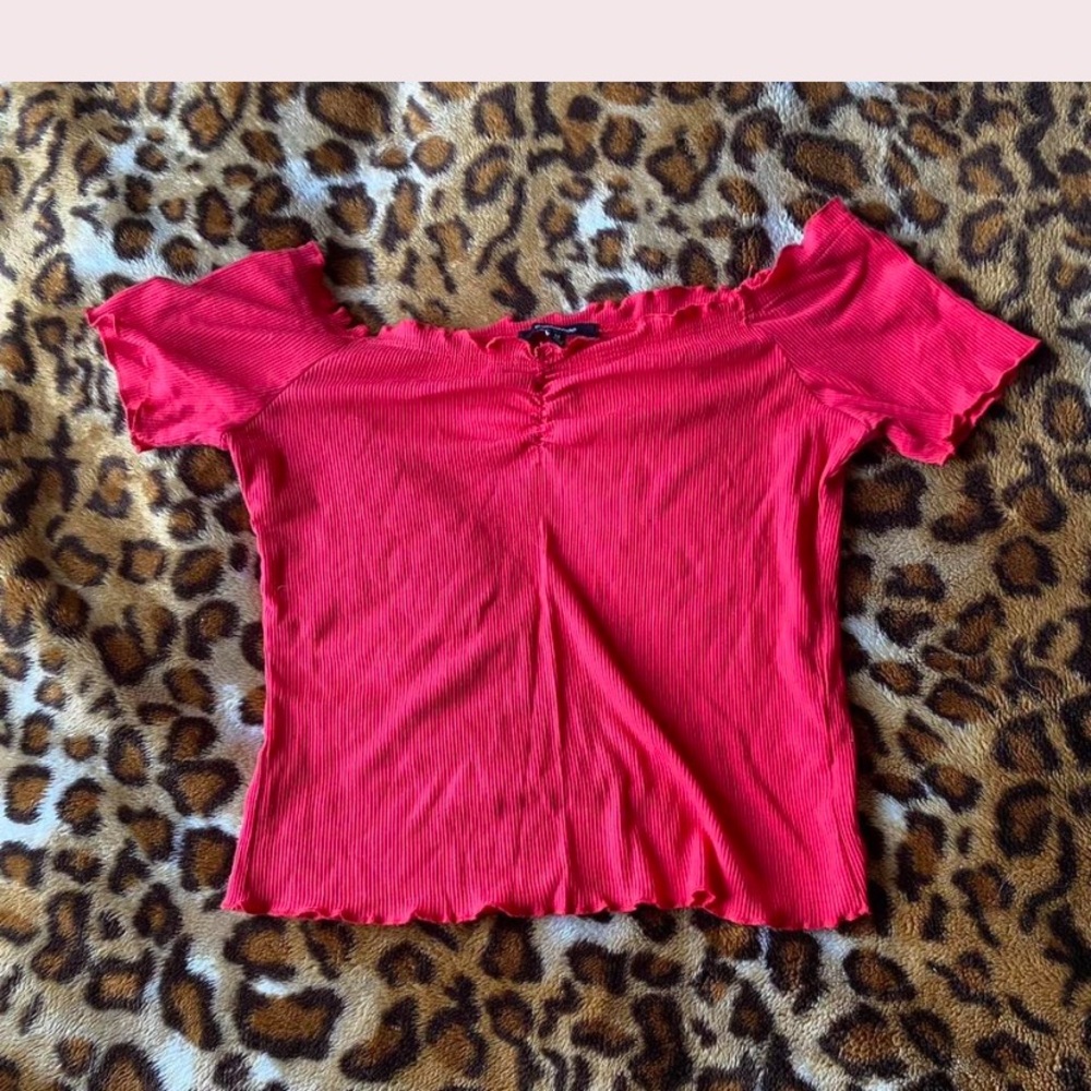Ambiance Pink Ruched Fitted Blouse